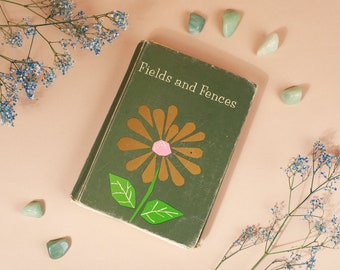 Vintage zurückgefordert wiederverwendet handgebundene Buch Journal Skizzenbuch - Felder und Zäune