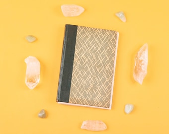 Vintage Reclaimed Repurposed Handbound Book Journal Sketchbook - La luce che ha fallito