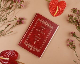 Vintage Reclaimed Repurposed Handbound Book Journal Sketchbook - Poesie dell'infanzia