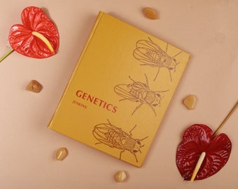 Vintage zurückgefordert wiederverwendet Handbound Buch Journal Skizzenbuch - Genetik