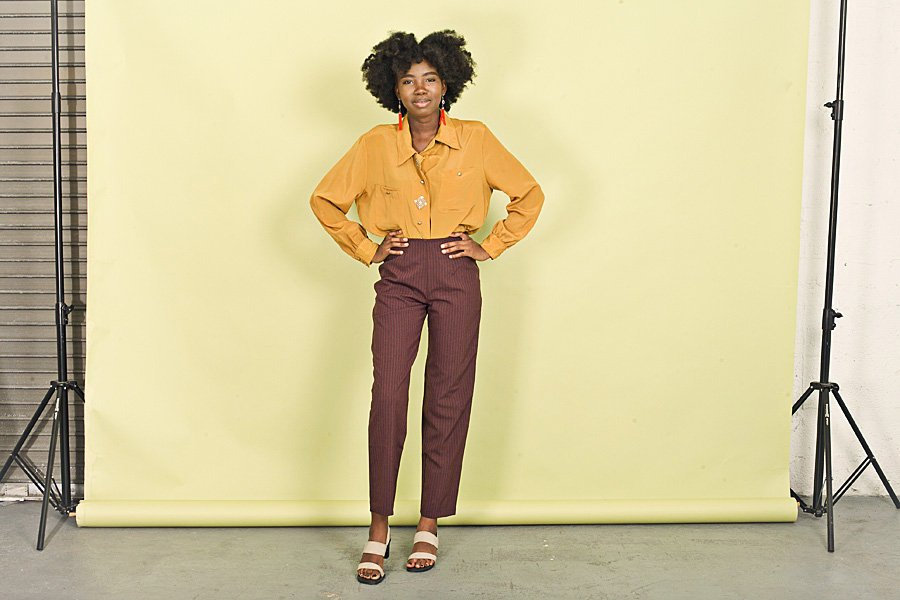 80s Striped Trousers - Etsy