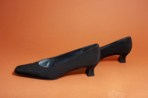 90s Black Classic Stuart Weitzman Designer Heels … - image 5