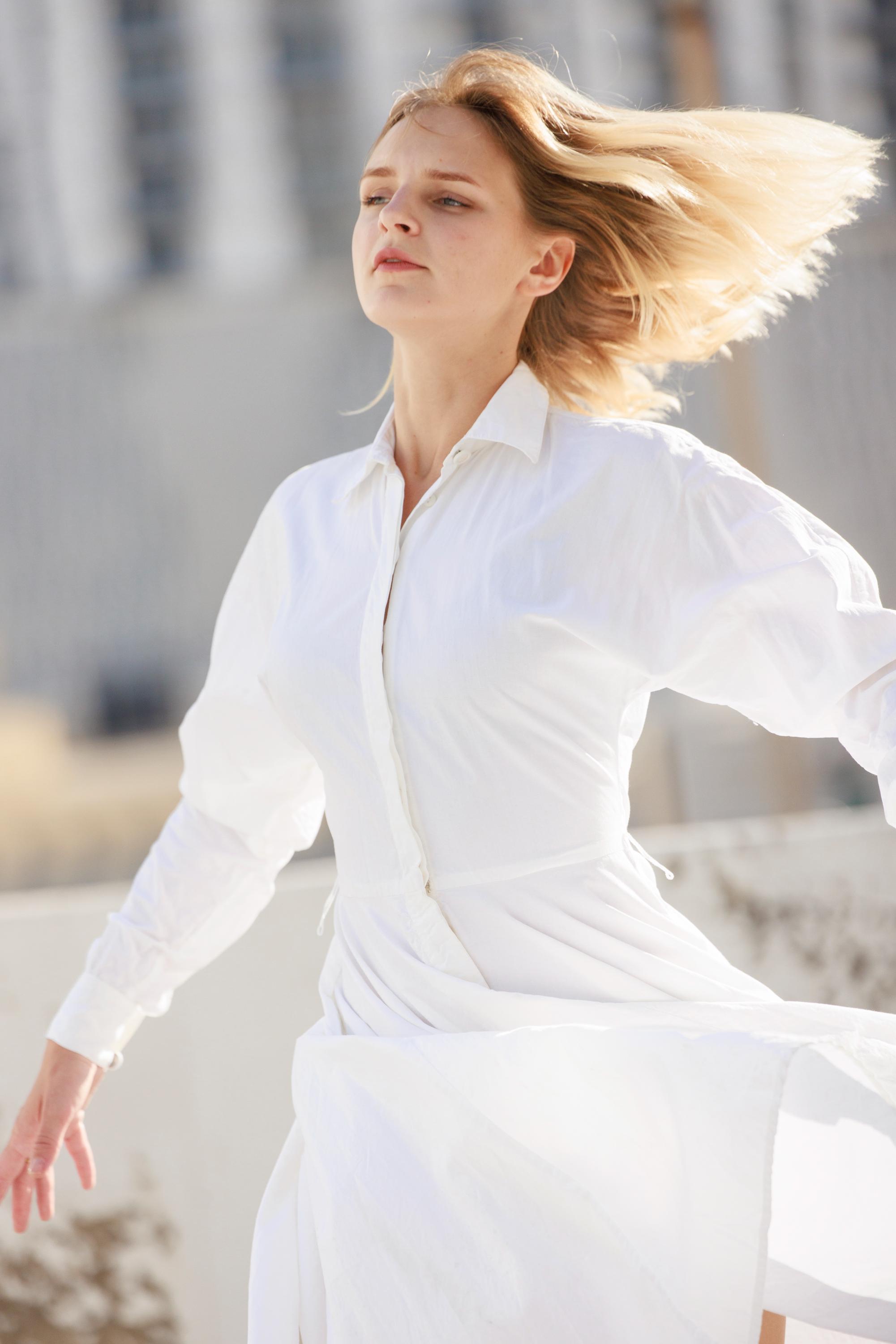 80s White Long Sleeve Circle Skirt Cotton Dress Vintage Minimal Classic Long Shirt Maxi Dress 80s White Long Sleeve Circle Skirt Cotton Dress Vintage Minimal Classic Long Shirt Maxi Dress