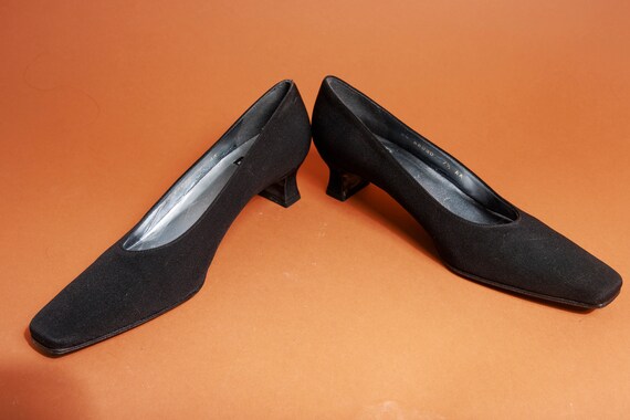 90s Black Classic Stuart Weitzman Designer Heels … - image 2