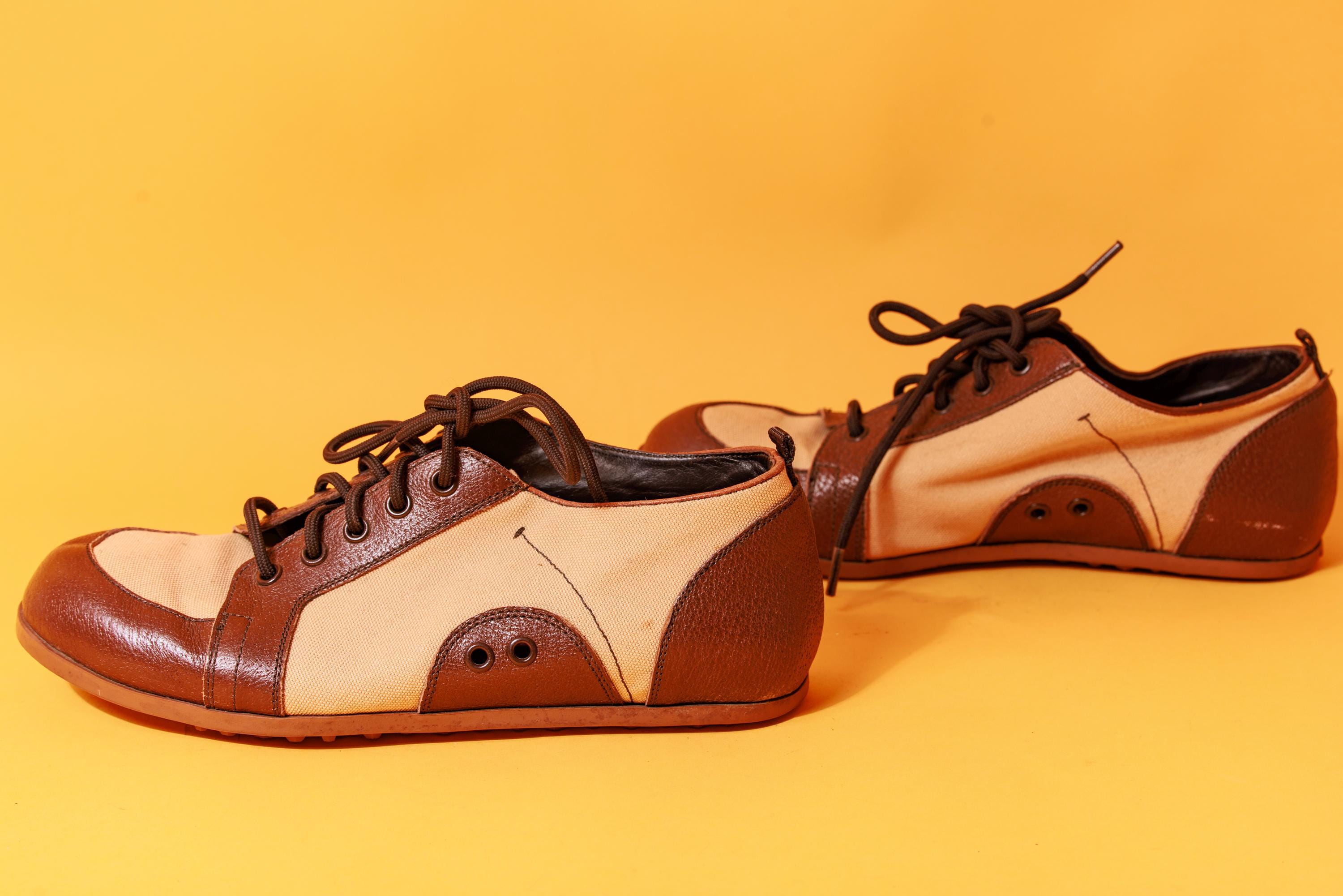 90s PRADA archive suède leather shoes Prada Vintage Prada Suede Leather Nylon Shoes Rare Archival 90s