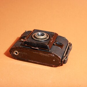 Vintage 30s Black Agfa ANSCO Corporation Anastigmat f6.3 Film Decor Prop Collectable Camera image 2