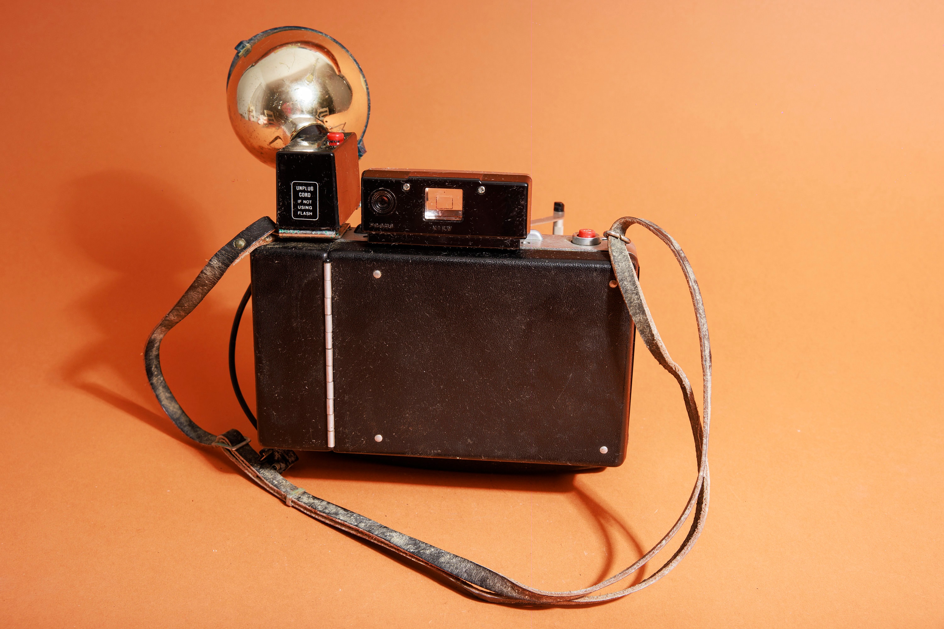 Vintage Grey Polaroid Automatic 240 Land Instant Folding Film
