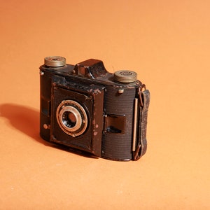Vintage 30s Black Agfa ANSCO Corporation Anastigmat f6.3 Film Decor Prop Collectable Camera image 3