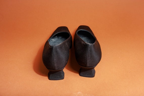 90s Black Classic Stuart Weitzman Designer Heels … - image 6