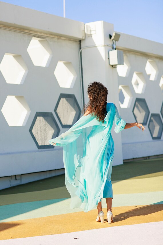 ワンピース Paddington Long Dress pale blue 11245081_2299751.jpg