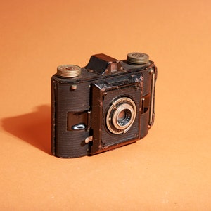 Vintage 30s Black Agfa ANSCO Corporation Anastigmat f6.3 Film Decor Prop Collectable Camera image 5