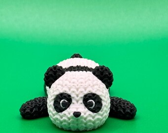 Lindo juguete articulado de panda para inquietarse / Figura de panda impresa en 3D / Juguete de escritorio, antiestrés / Juego individual o a granel