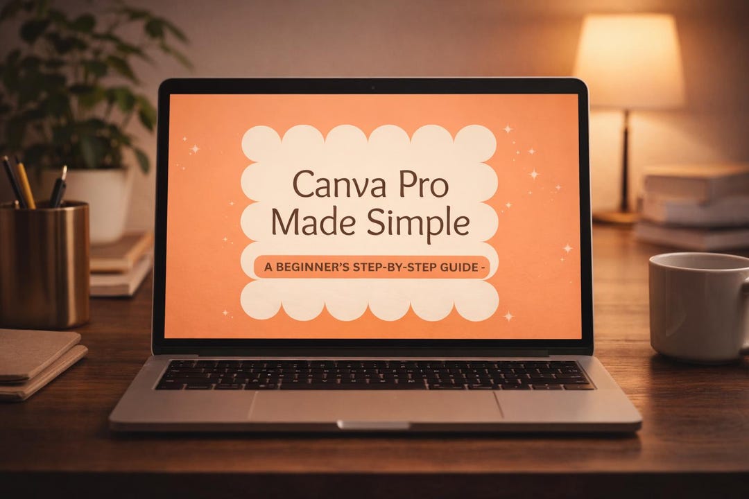 Canva Pro Made Simple | Beginner Canva Guide PDF | Step-by-step Canva ...