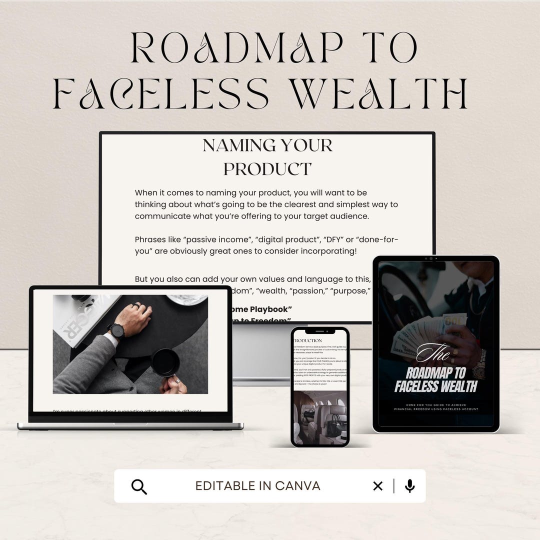 Roadmap to Faceless Wealth | Make Money Online Guide | Faceless ...