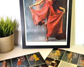 1967 Designer Fashion Magazine Bundle – Dior Pucci Yves Saint Laurent – Vintage Mod Style Editorial Set (3 Pieces)