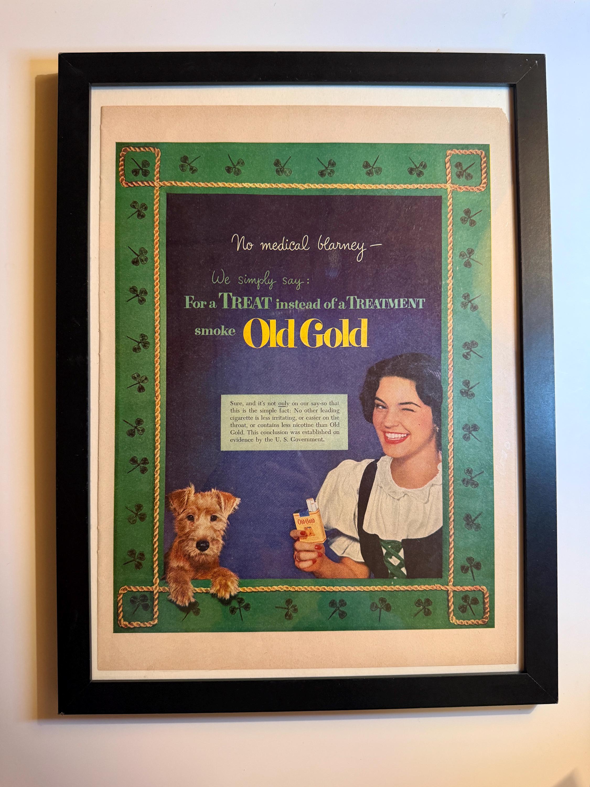 Old Gold Cigarettes Poster - Etsy