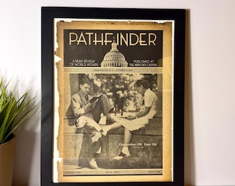 Celebrating Coeducation 100 years • October 1937 Pathfinder News Magazine Cover • Historical Moments Article •