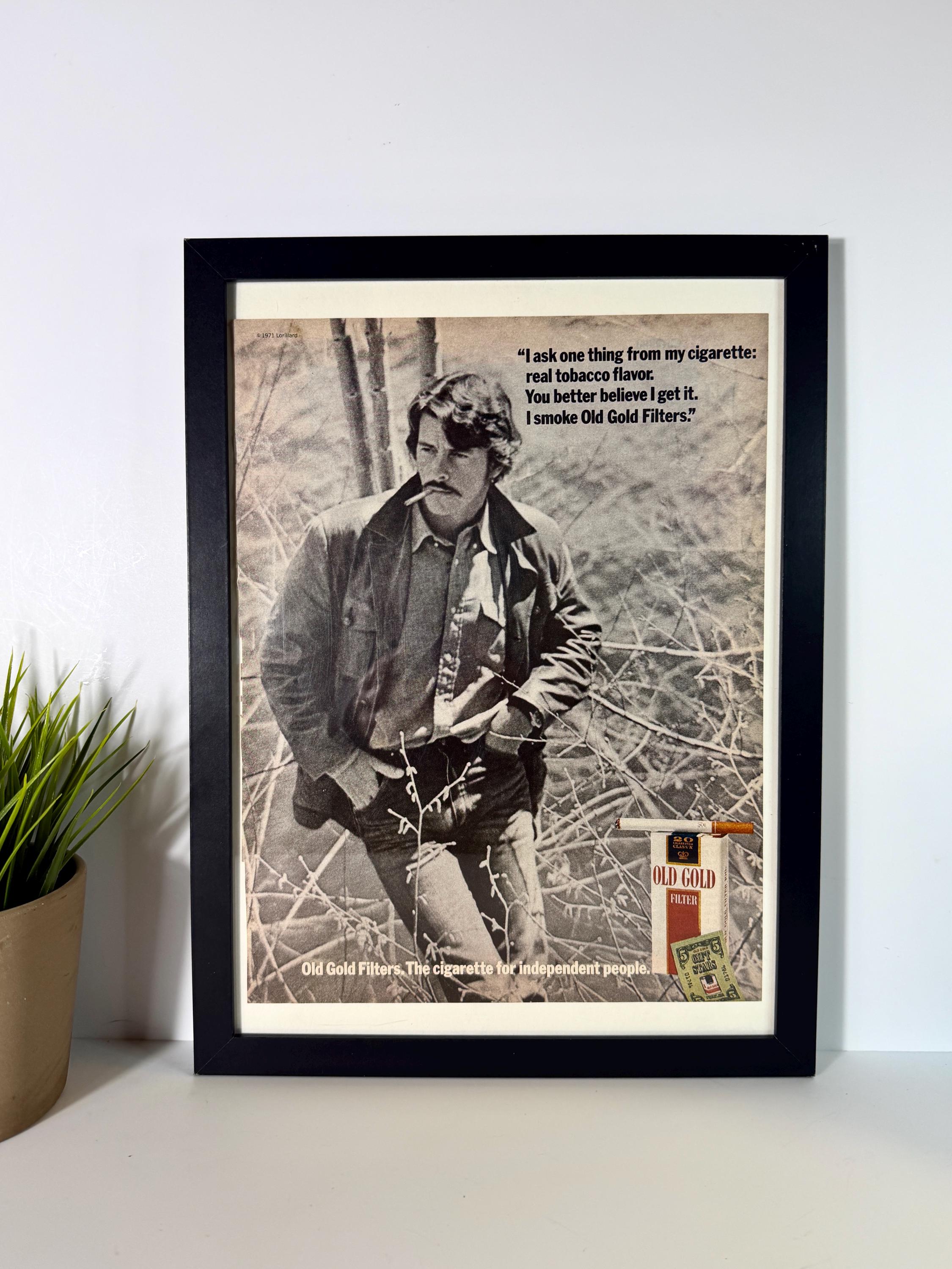 Old Gold Cigarettes Poster - Etsy