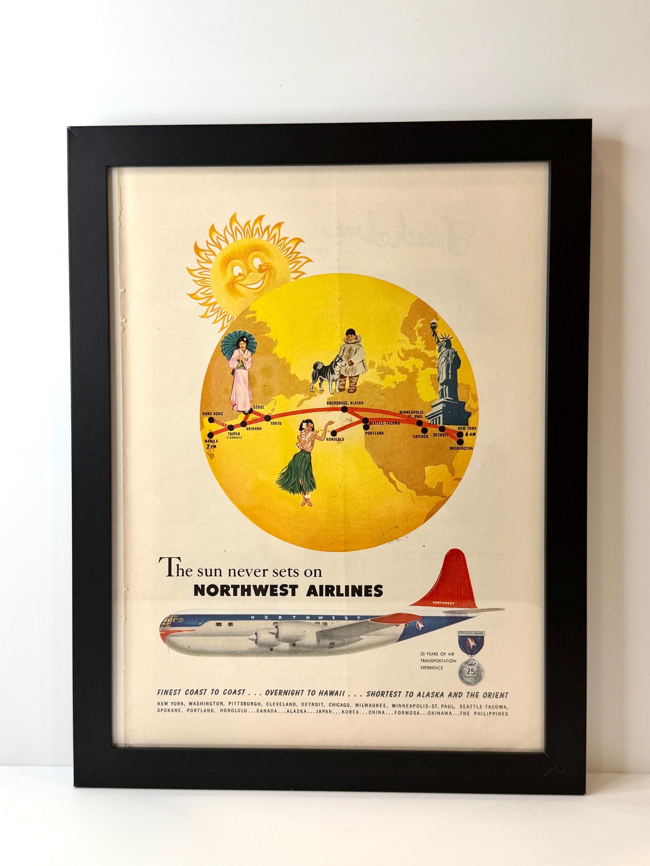 Northwest Airline - Etsy