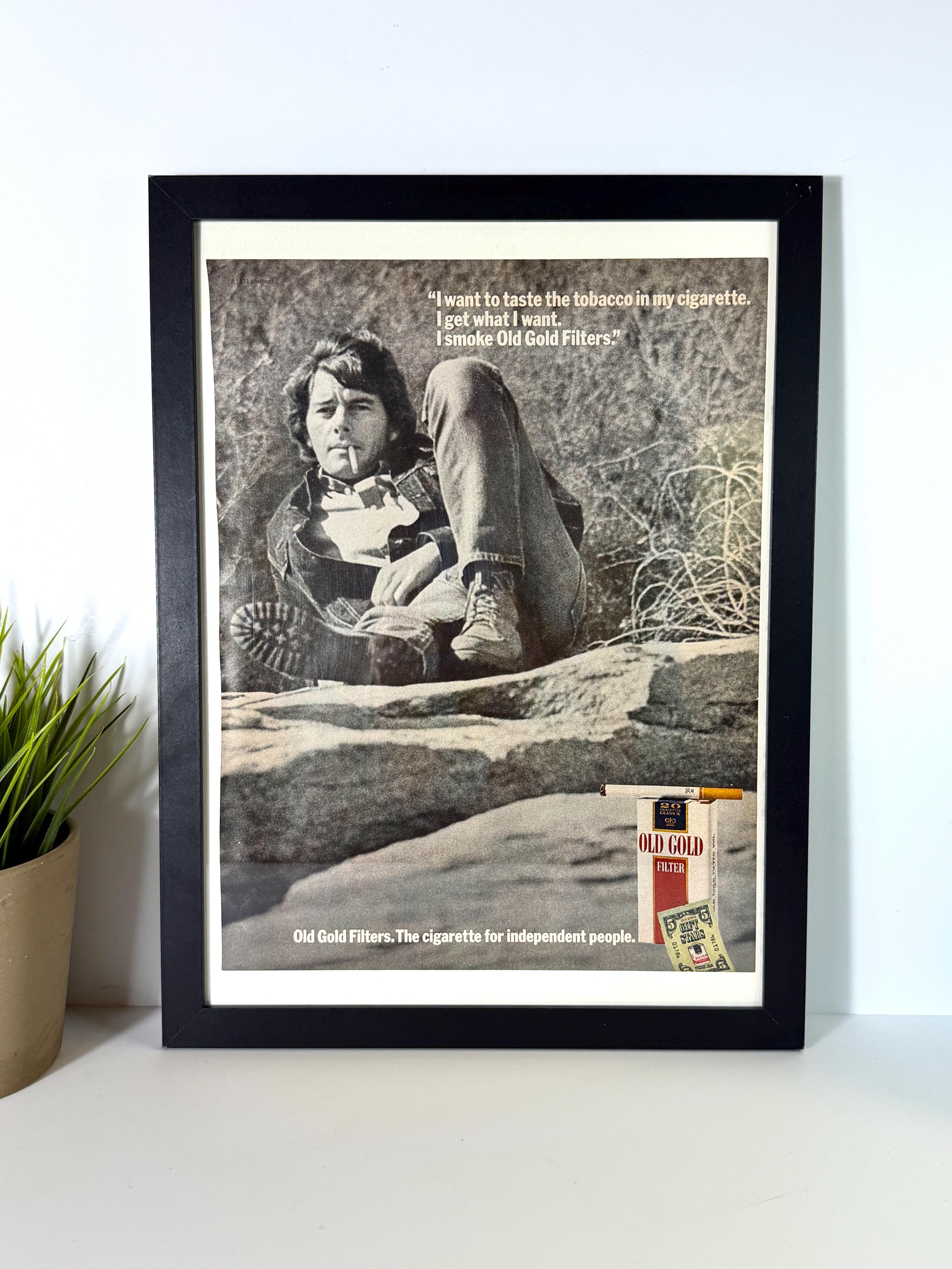 Old Gold Cigarettes Poster - Etsy
