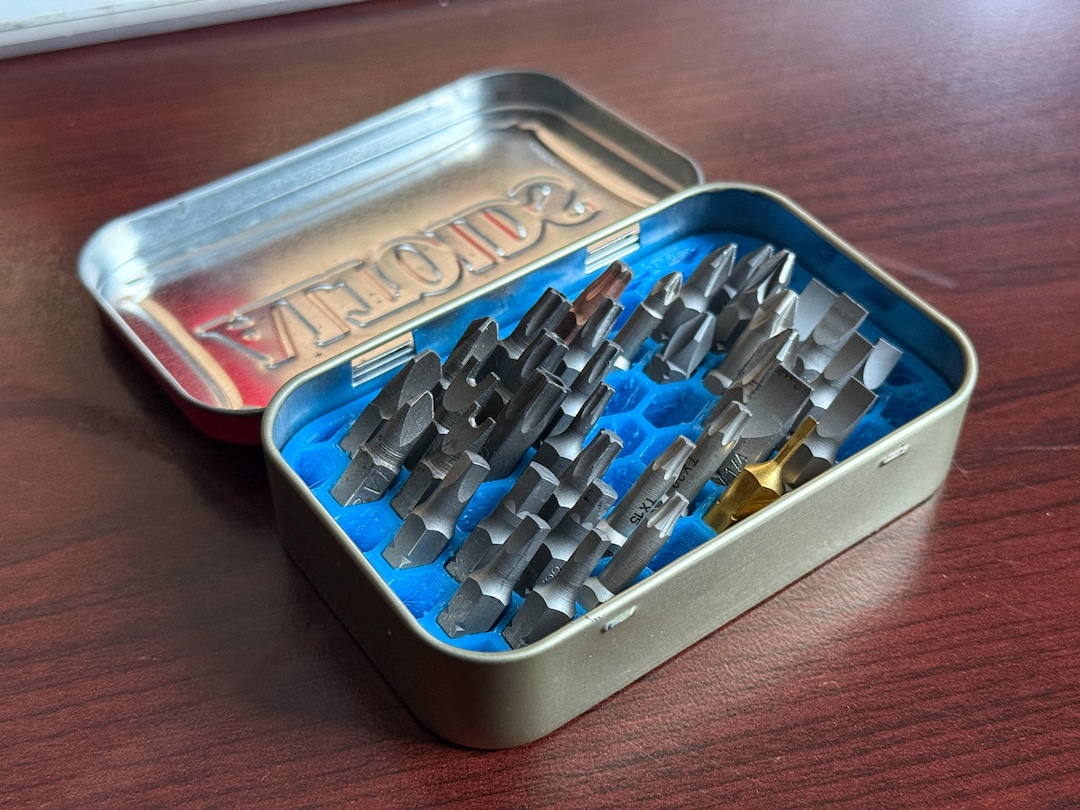 Altoids Tin Hex Bit Holder - Fits 45 1/4
