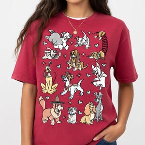 Disney Dogs PNG Sublimation Design High Resolution Pluto Goofy Lady Tramp 101 Dalmatians Collage Digital File PNG Sublimation Puppy Design