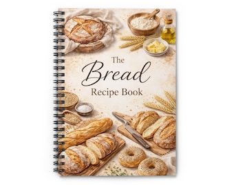 Bread Recipe Spiral Notebook