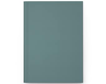 Patina Blue Hardcover Journal | Matte Notebook