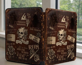 Funda para Kindle Paperwhite de Haunting Adeline (11.ª y 12.ª generación, 6,8 pulgadas), Colorsoft Strap Cover, Dark Romance, BookTok Reader Gift