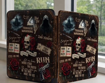 Funda para Kindle Paperwhite de Haunting Adeline (11.ª y 12.ª generación, 6.8 pulgadas, Colorsoft), con correa de mano, ideal para amantes de los libros de romance oscuro.