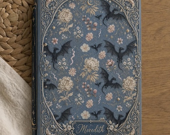 Personalized Fourth Wing Kindle Case, Dragon Kindle Cover, Custom Name Bookish Gift, Paperwhite Cases, Dark Romantic Fantasy Reader Gift