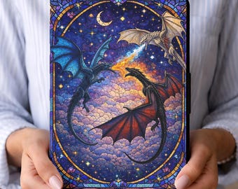 Tairn and Andarna Kindle Case, Fourth Wing Inspired Dragon Kindle Paperwhite Cover, Fantasy Book Lover Gift