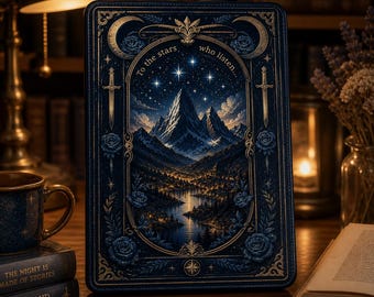 ACOTAR To The Stars Who Listen Kindle Case, Acotar Inspired Kindle Paperwhite 12th 11th 10th 7""6.8"" Case With Strap, Kobo Clara Case/Cover