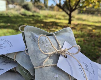 Lavender Sachet Pillow | Dried Lavender Sleep Pillow | Drawer Freshener | Handmade Lavender Pouch