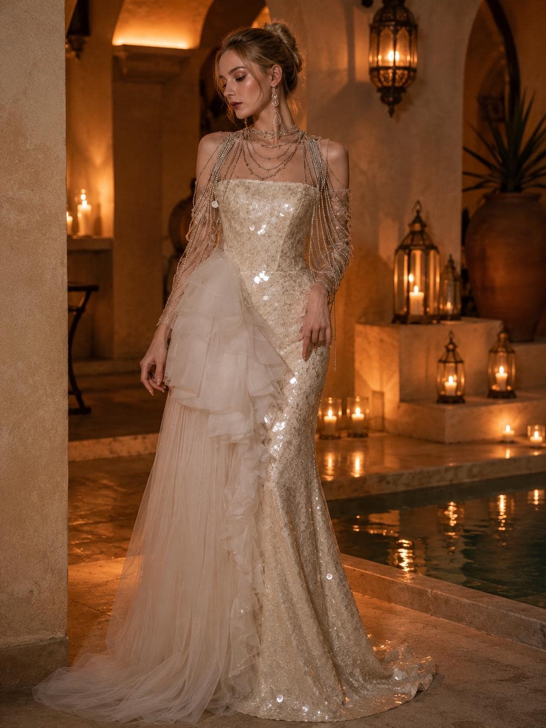 Golden Mermaid Dress - Etsy