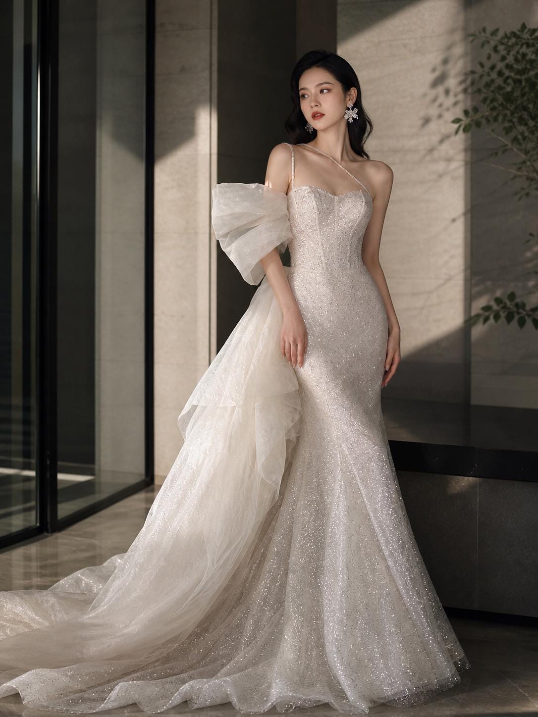 Sparkly Mermaid Wedding Dress - Etsy