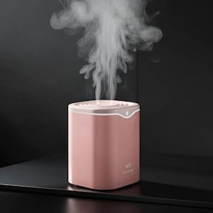 Modern Mist Humidifier, Portable Two Spray Cool Mist Humidifier Maker for Office & Bedroom, Air Moisturizer, Minimalist Gift