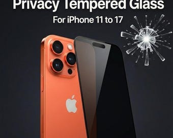 Bildschirmschutz für iPhone 11–17 Serie – Anti-Spy Gehärtetes Glas, 9H