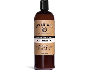 Otter Wax Leather Oil | Premium All-Natural Leather Conditioner 16oz