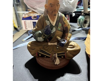 Vintage Japanese Hakata Doll Samurai Saito Sanemori
