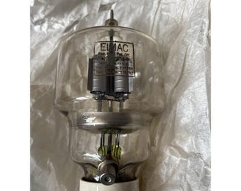 Vidrio de uranio - 1 tubo de vacío eimac 304TL VT-129, triodo transmisor de 300 vatios