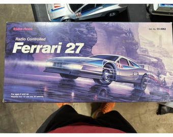 Radio Shack RC Ferrari 27 Model 60-4062 Original Box Vintage UNTESTED