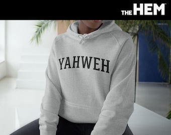 YAHWEH Hoodie | Religious Scripture Sweatshirt, Christian Faith Apparel