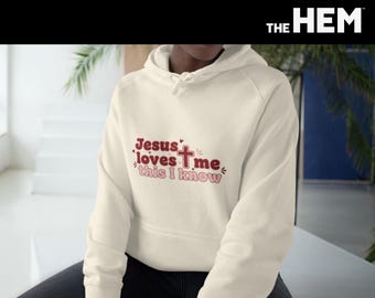 Jesus Loves Me Hoodie | Christian Faith Typography