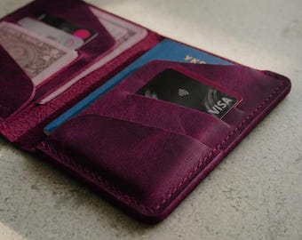 Personalisierte Leder Passport Brieftasche, handgenähter Reisedokumente Halter, Custom Cover, Geschenk für Männer