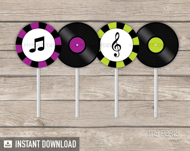 music-cupcake-toppers-music-party-printables-birthday-etsy-espa-a