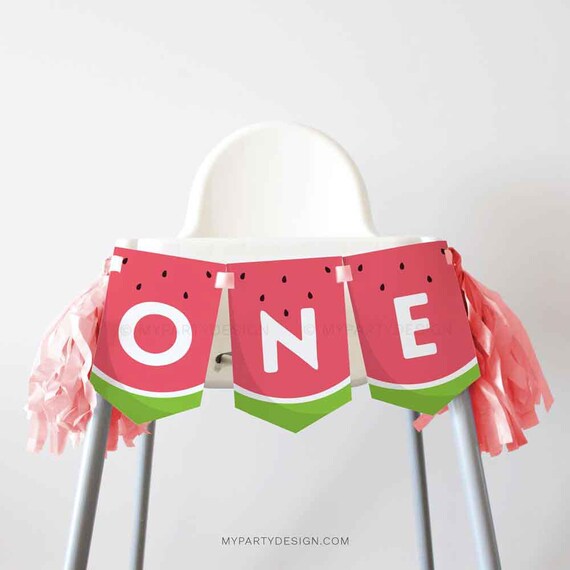 Striscione per seggiolone a forma di fungo / Bandierine per il primo compleanno di Little Fungi / Download immediato MB2 - Italia