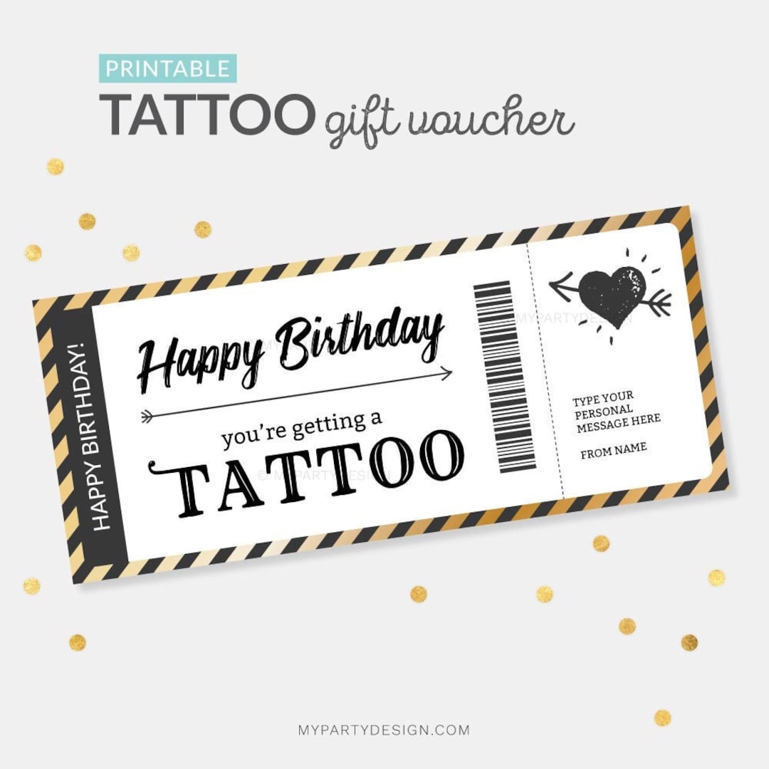 Tattoo Gift Voucher Template Birthday Gift Card Get Inked Surprise tattoo-gift-voucher-template-birthday-gift-card-get-inked-surprise