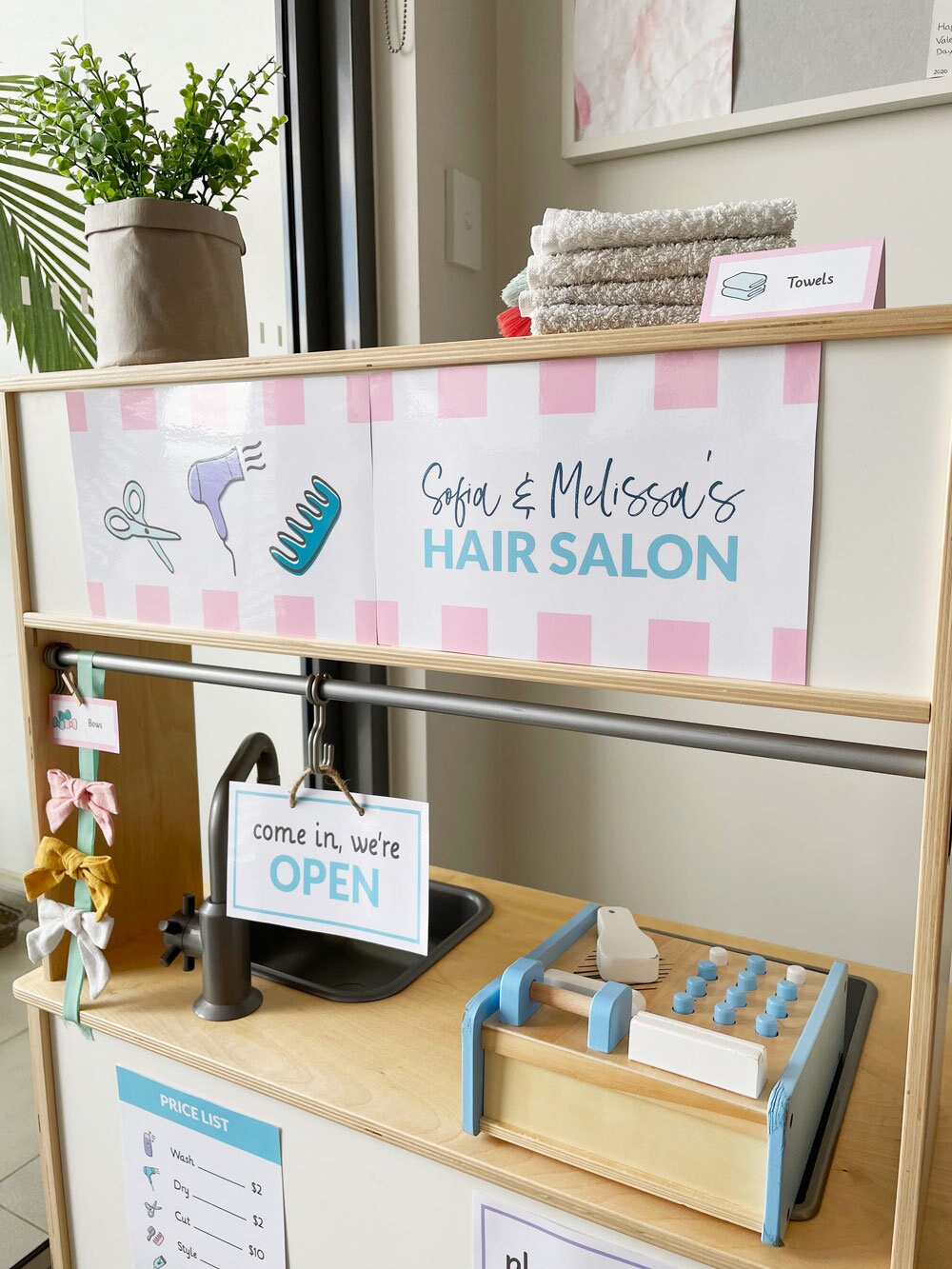 Hair Salon Dramatic Play Printables Hairdresser Pretend Play Hair Salon Dramatic Play Printables Hairdresser Pretend Play