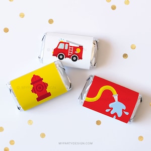 Personalized Fireman Mini Color Packs Firetruck Crayons for Kids